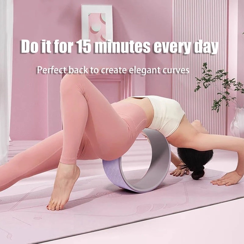 Home Gym Tools - Muscle Massage Yoga Wheel Multi-Functional Back
