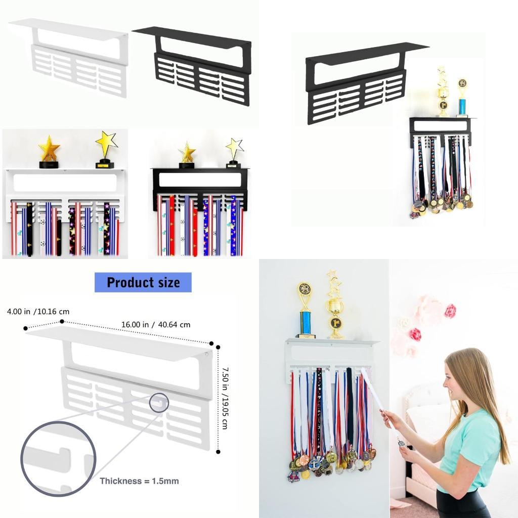 Home Gym Setup - G6KF Sturdy Athletic Medals Wall Hanger