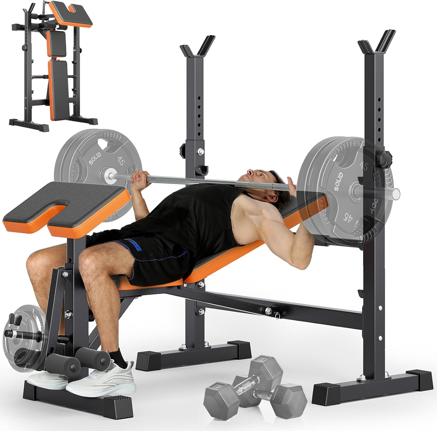 6-in-1 Space Saving Weight Ben - Home Gym Training avis et prix