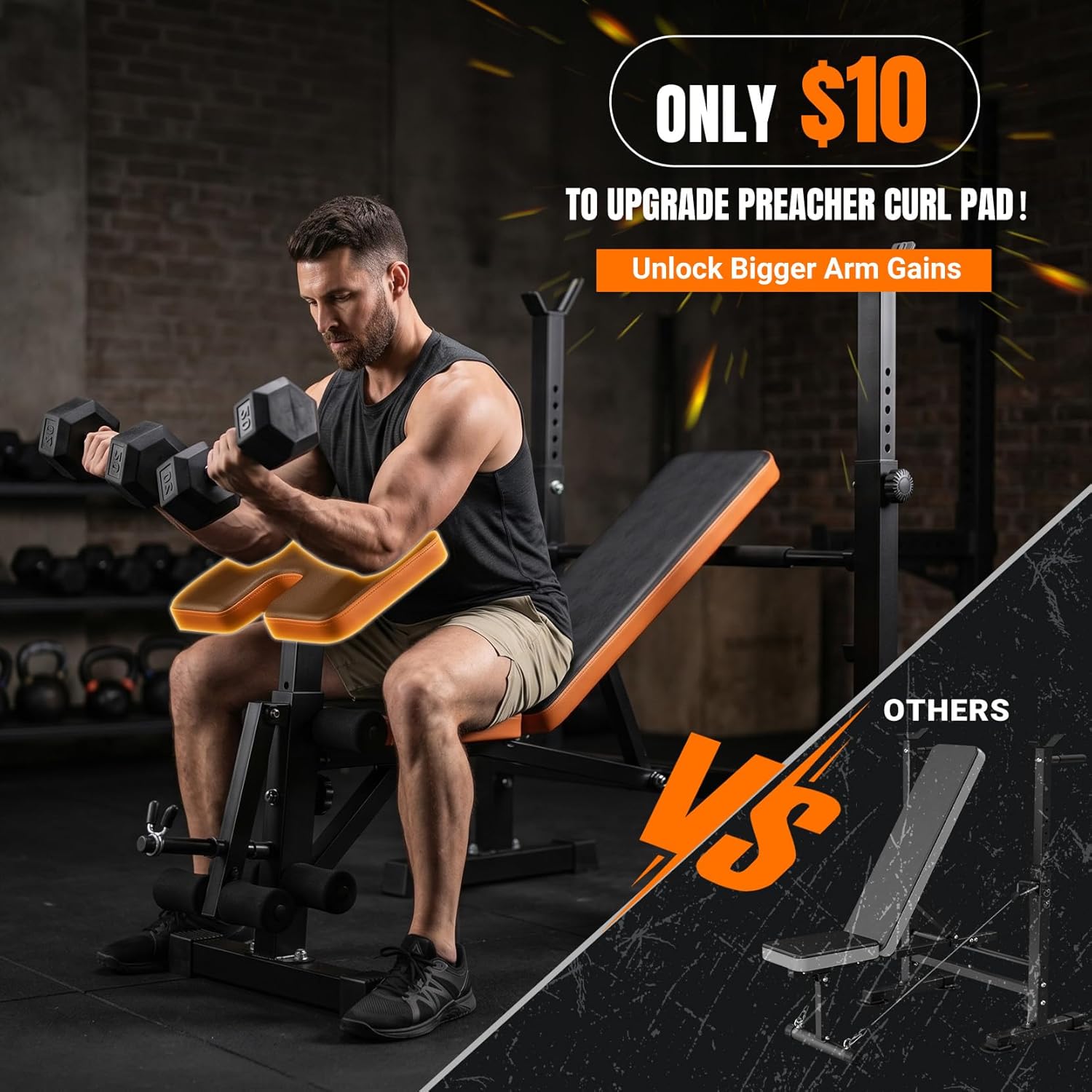 6-in-1 Space Saving Weight Ben - Home Gym Training avis et prix