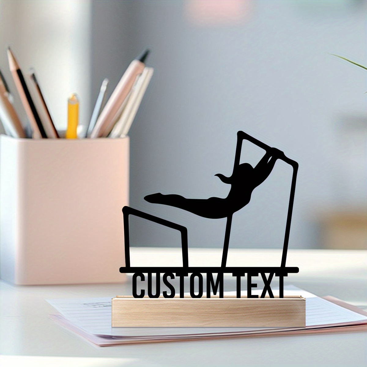 Custom Text Engraved Gymnast M - Home Gym Minimalist avis et prix