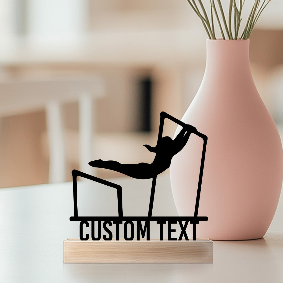 Custom Text Engraved Gymnast M - Home Gym Minimalist avis et prix