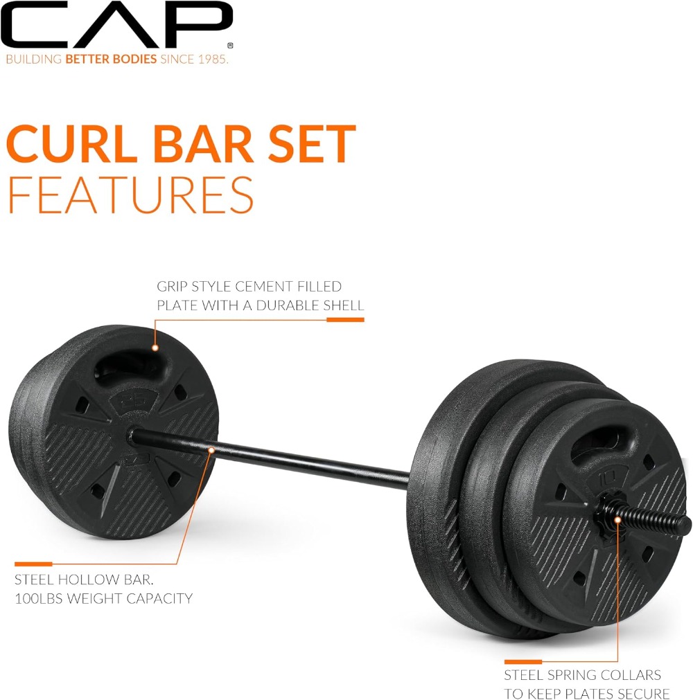 CAP Threaded Barbell Set with  - Home Gym Training avis et prix