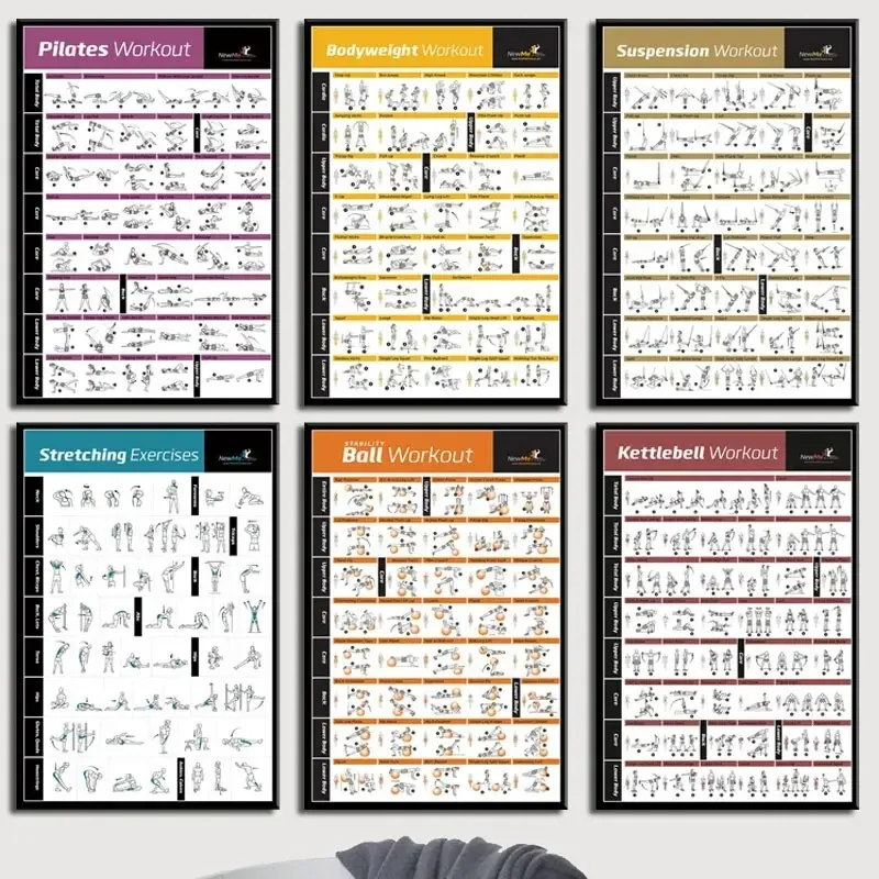 Body Exercise Training Chart G - Home Gym Minimalist avis et prix