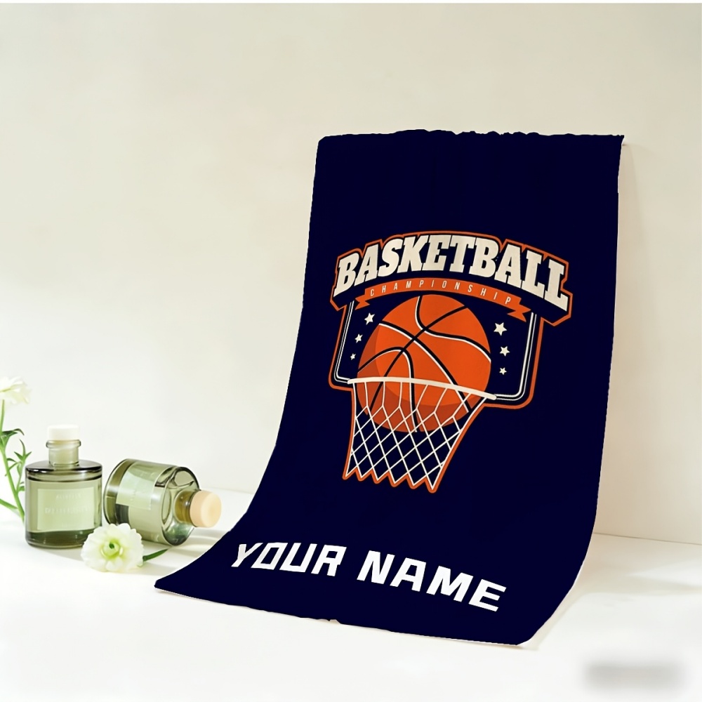 2pcs Name/Text Basketball Towe - Home Gym Names avis et prix
