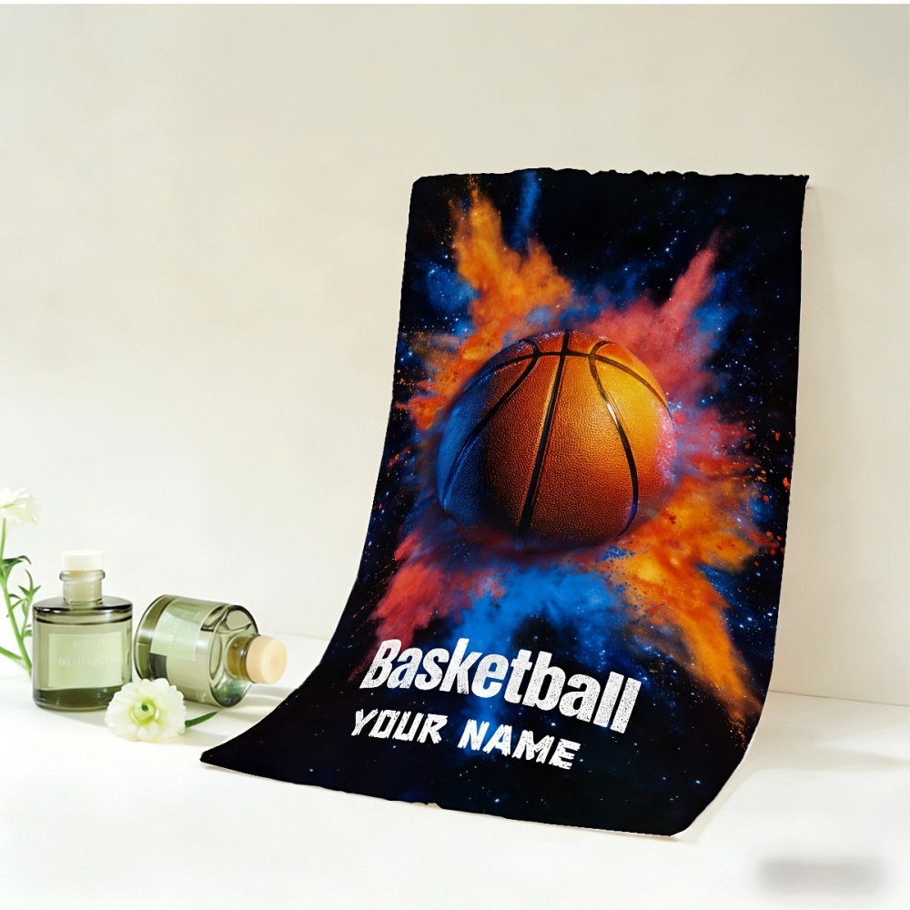 2pcs Name/Text Basketball Towe - Home Gym Names avis et prix