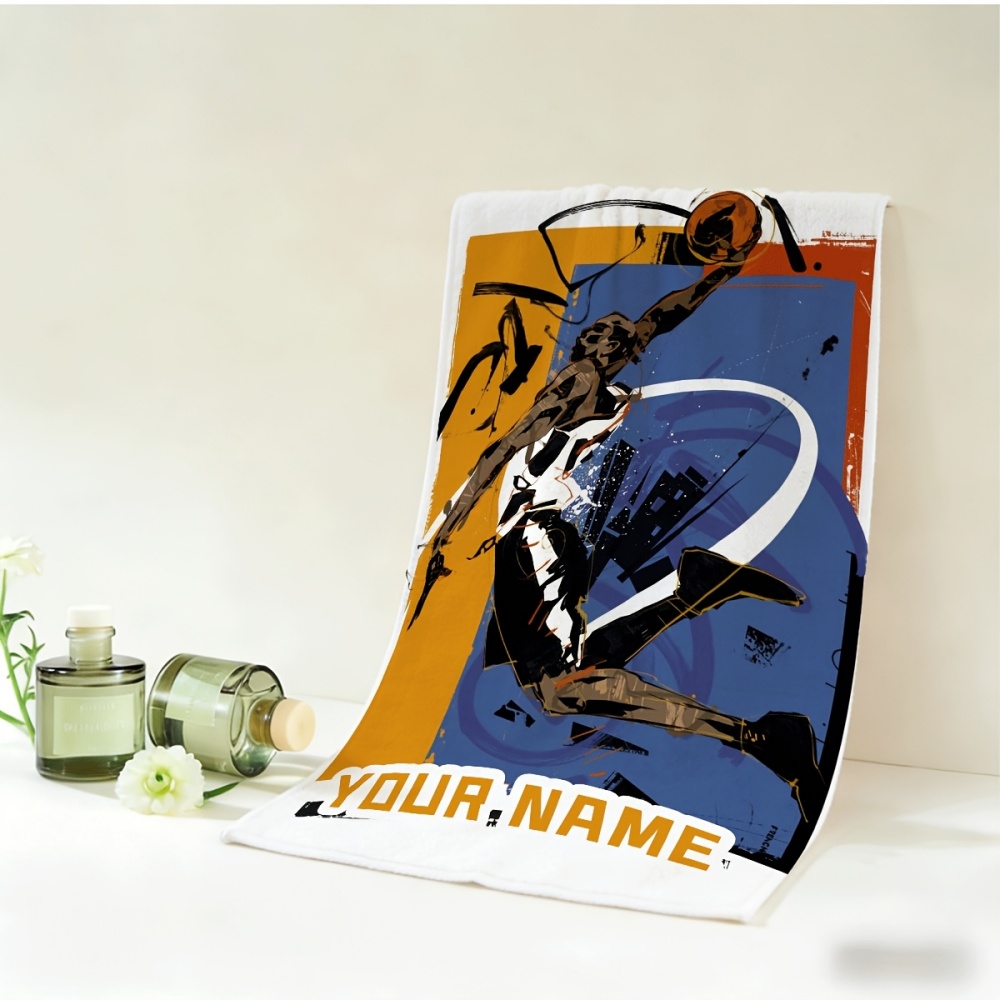 2pcs Name/Text Basketball Towe - Home Gym Names avis et prix