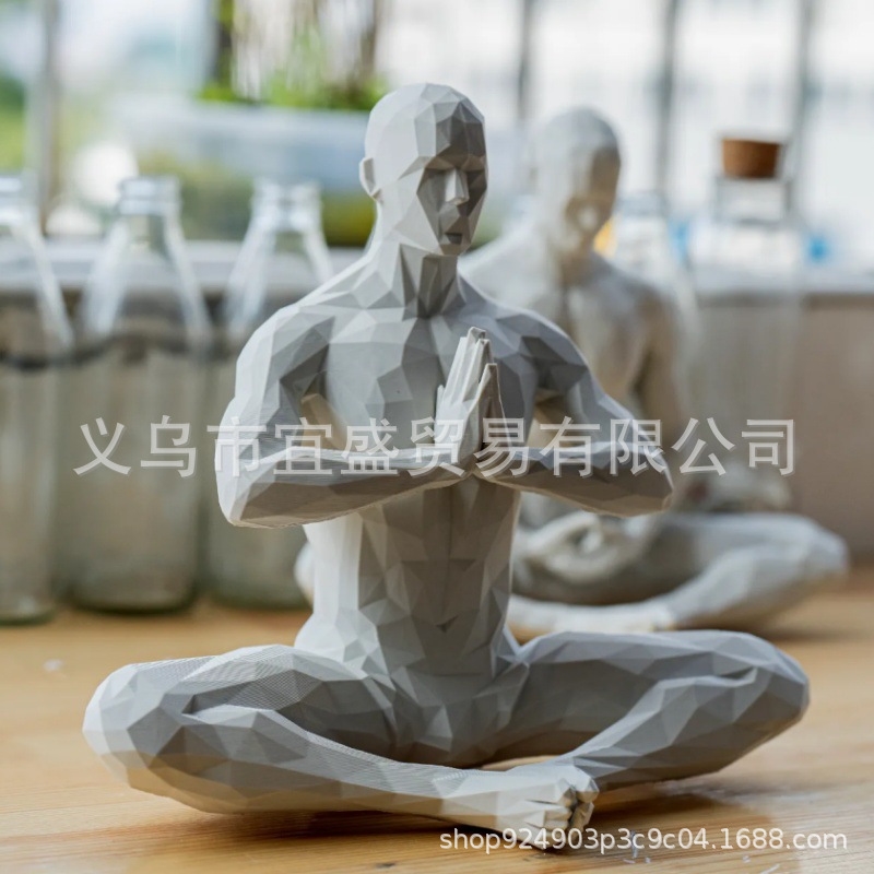 Yoga Man Figurine Minimalist H - Home Gym Minimalist avis et prix