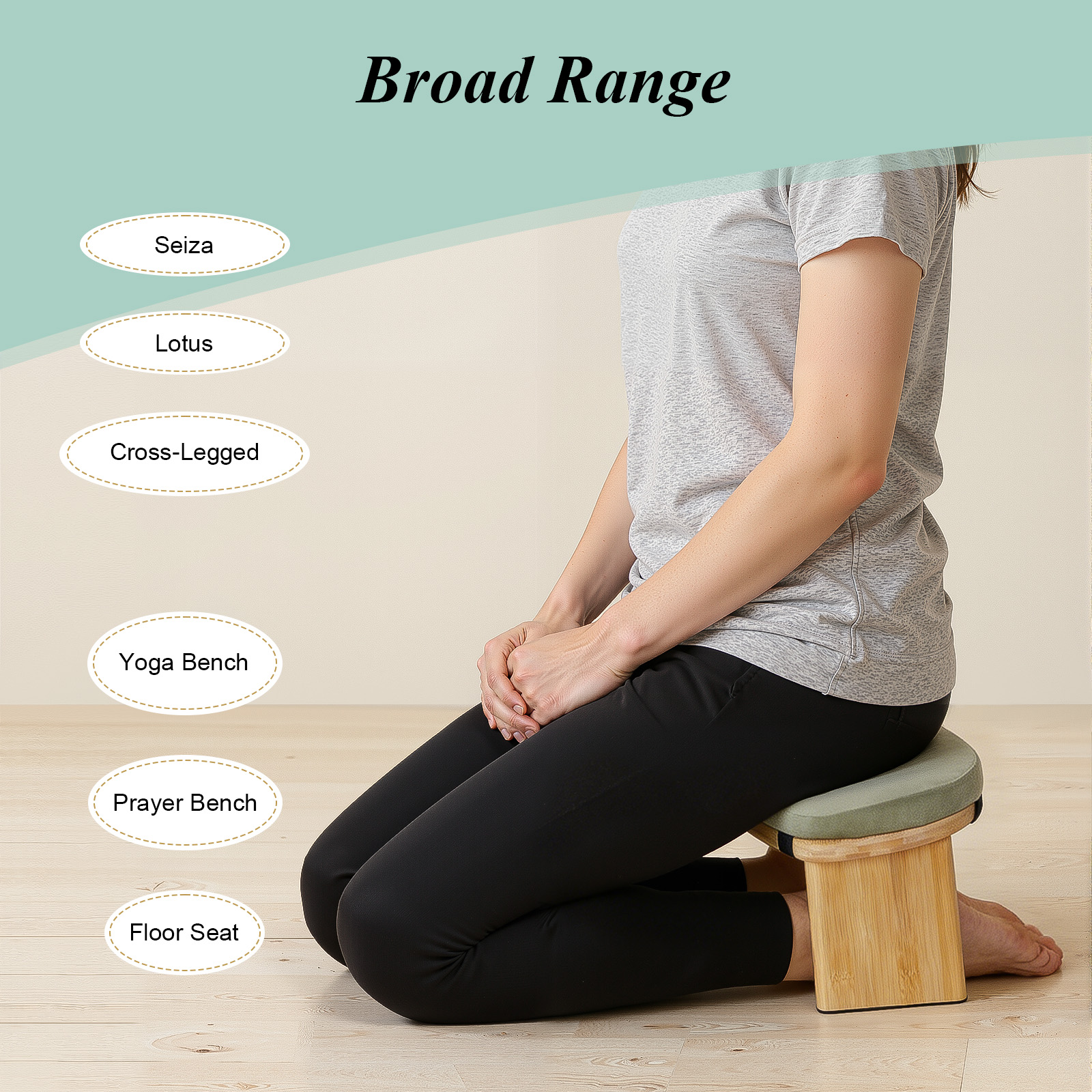 Foldable Meditation Bench, Por - Home Gym Minimalist avis et prix