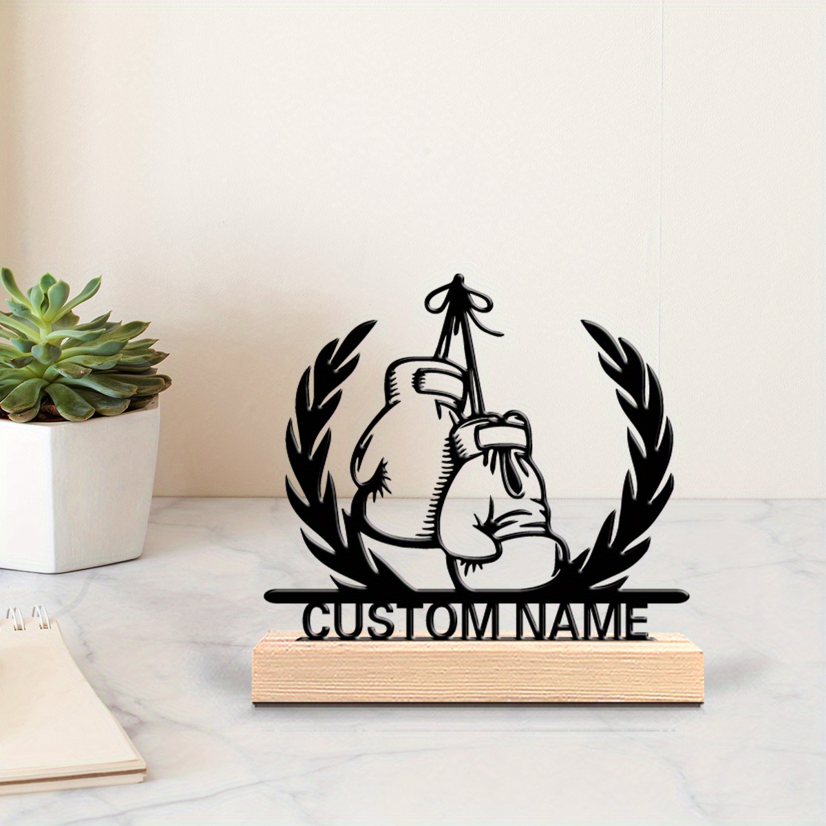 Personalized Boxer Metal Statu - Home Gym Names avis et prix