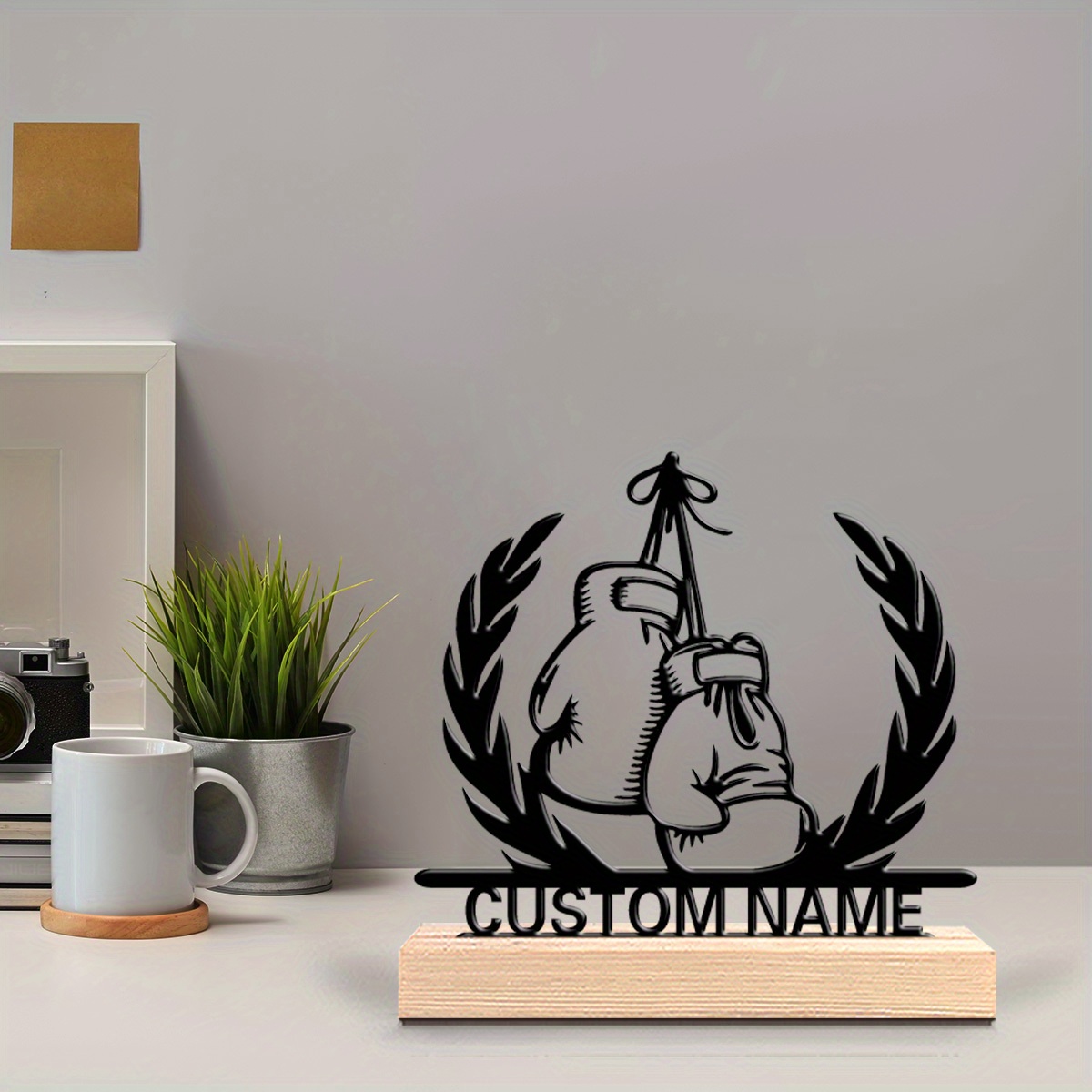 Personalized Boxer Metal Statu - Home Gym Names avis et prix