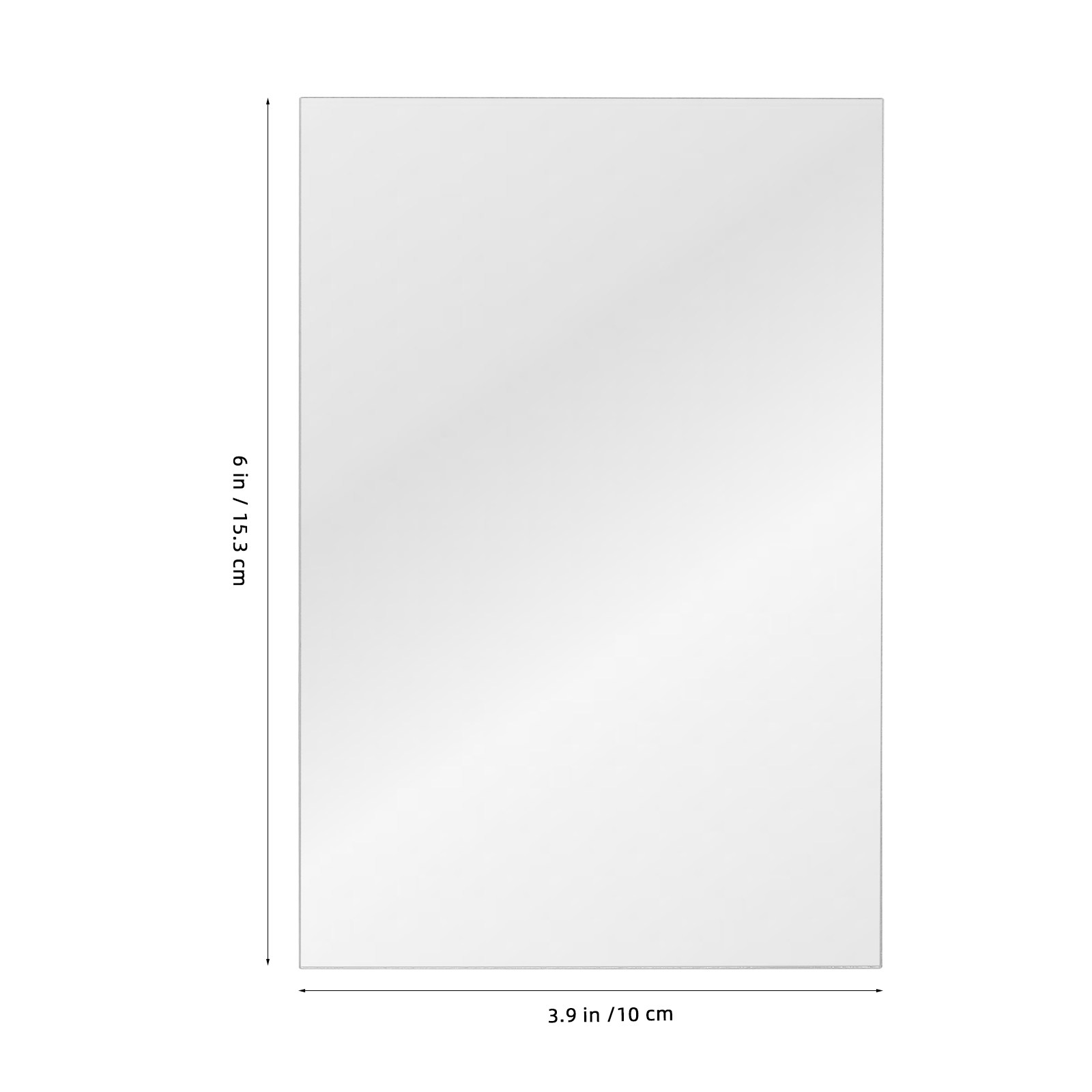 10Pcs Frameless Acrylic Mirror - Home Gym Minimalist avis et prix
