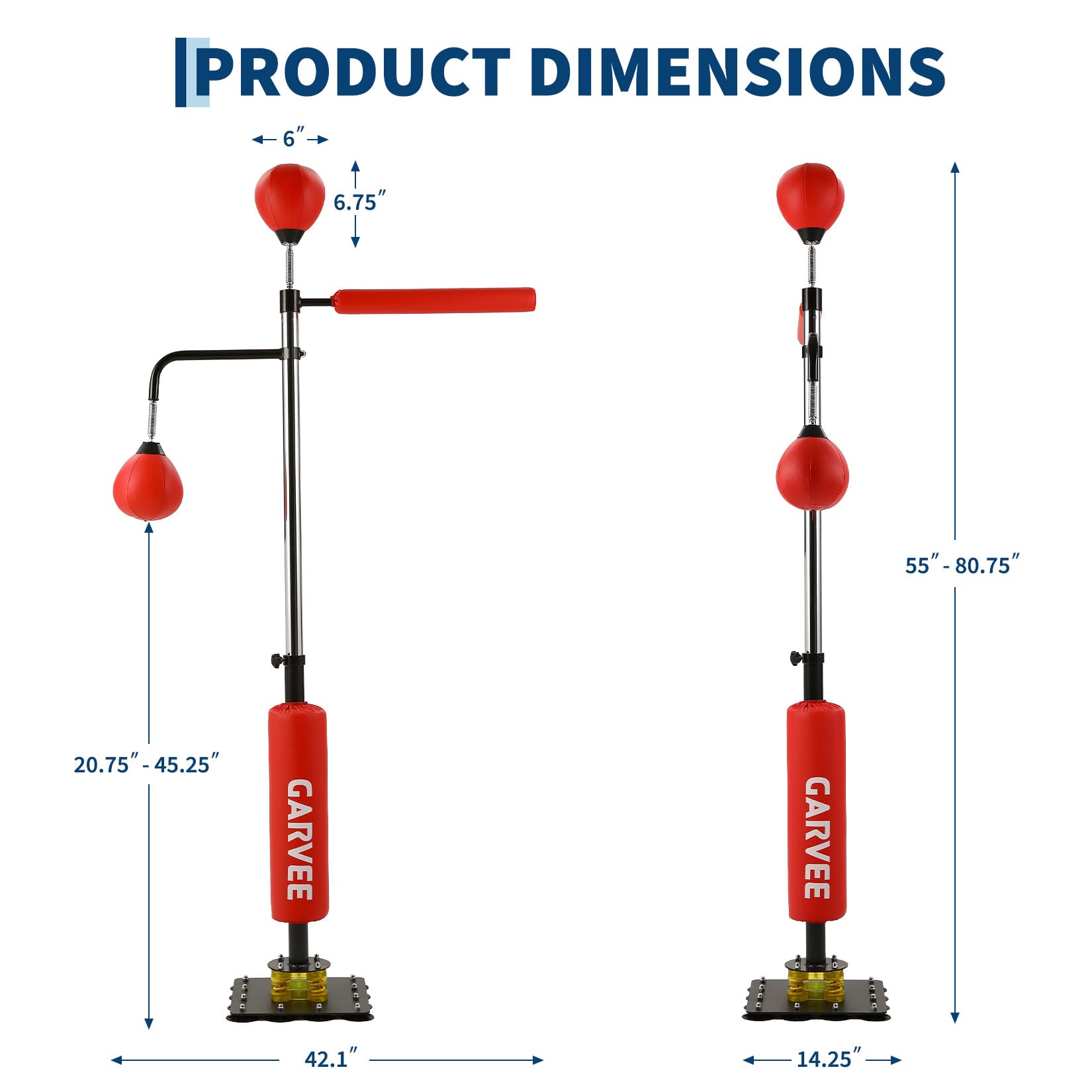 Punching Bag Free Standing wit - Speed Bag Boxing avis et prix