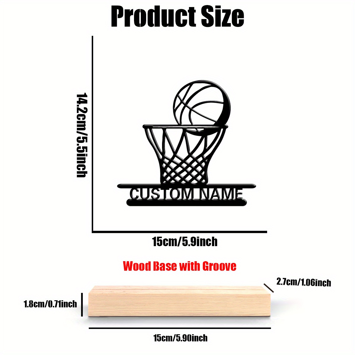 Personalized Basketball Hoop M - Home Gym Names avis et prix