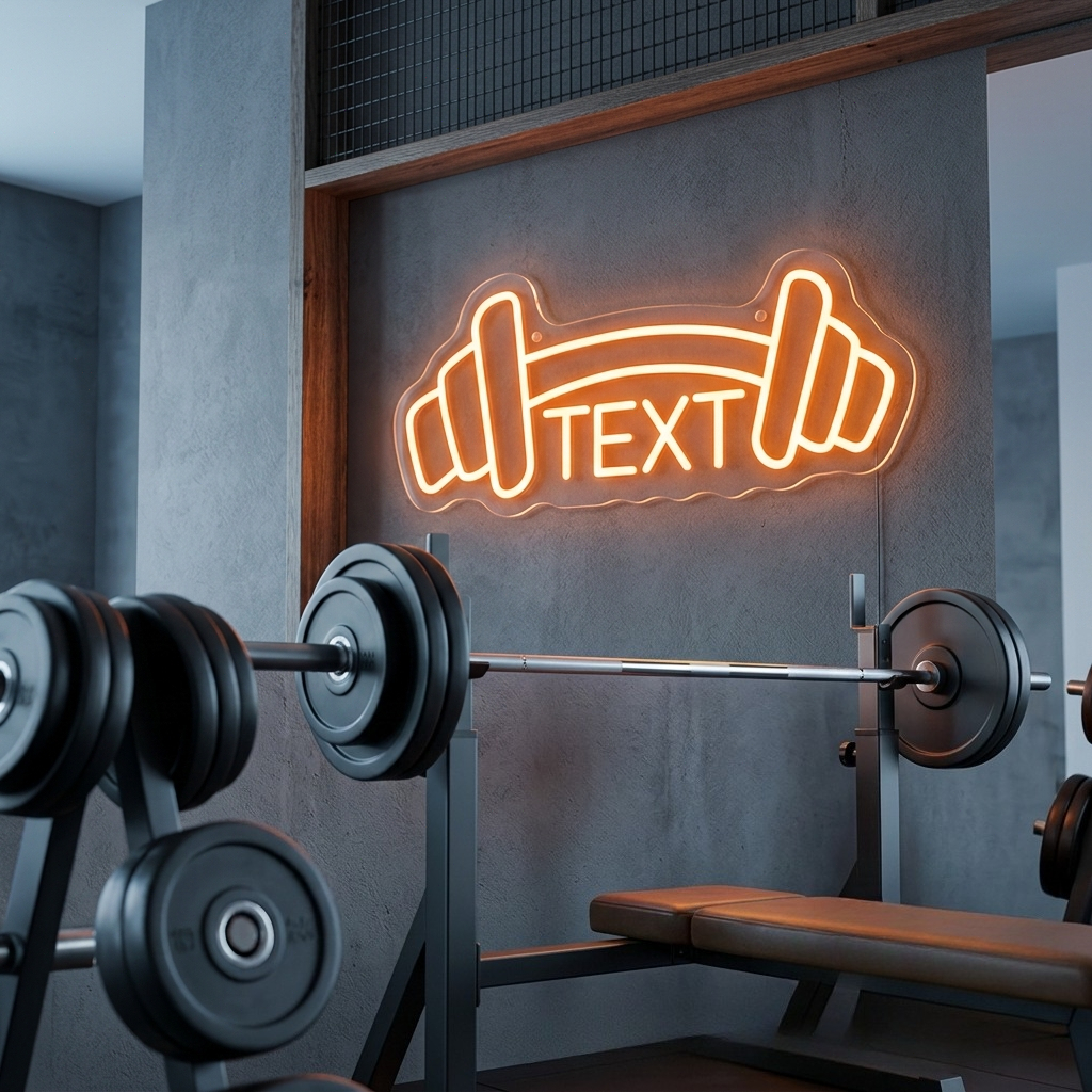 Custom Home Gym Neon Sign LED  - Home Gym Names avis et prix