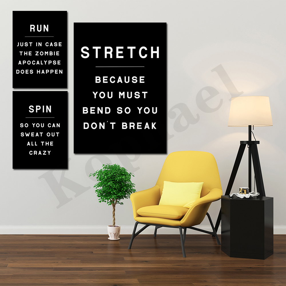 Gym wall art | home gym decor  - Home Gym Minimalist avis et prix