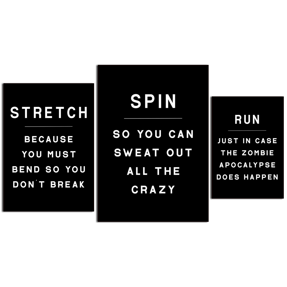 Gym wall art | home gym decor  - Home Gym Minimalist avis et prix