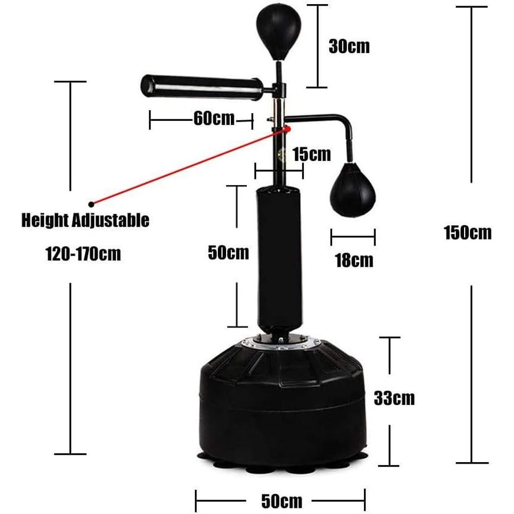 2-in-1 Adjustable Height Spinn - Speed Bag Boxing avis et prix