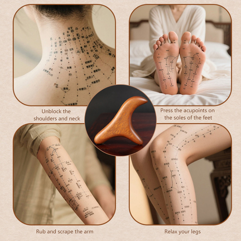 1 PCS Neck Foot Sandalwood Tri - Home Gym Tools avis et prix